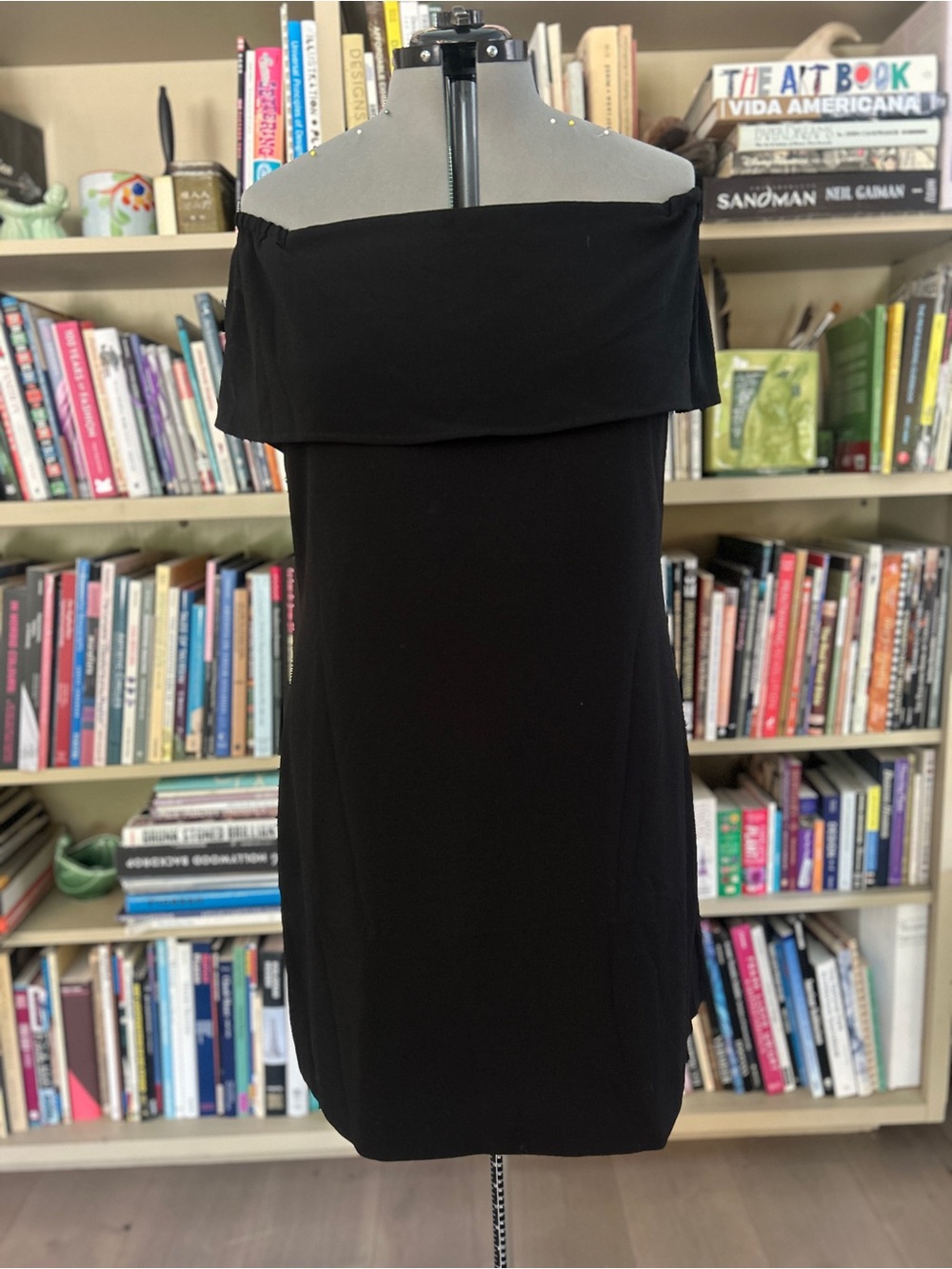 Charles Henry Black Off-Shoulder Ruffle Flutter Sleeve Mini Dress | XL